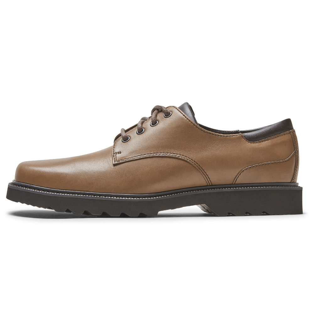 Oxfords Rockport Hombre Mexico - Northfield Waterproof Marrom Oscuro - XNLIH8573